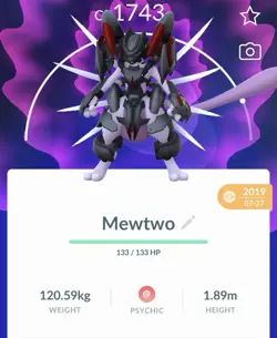 Pokemon Go PTC Acc, Guaranteed Lucky Armor Mewtwo - Image 1