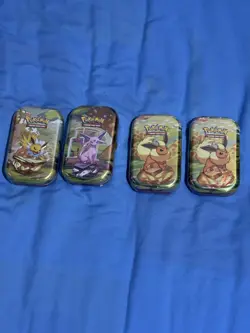 Pokemon Prismatic Evolutions Mini Tin - Brand New & Sealed X4 - Image 1