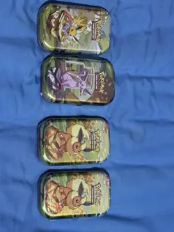 Pokemon Prismatic Evolutions Mini Tin - Brand New & Sealed X4 - Image 3