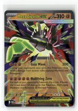 Mega Zygarde ex 047/088 Double Rare Perfect Order Pokemon Holo Near Mint - Image 1