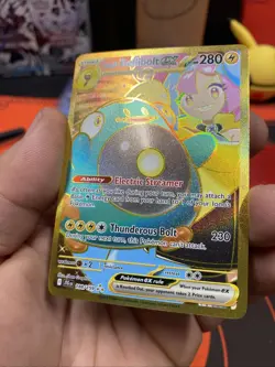 Pokemon TCG Iono's Bellibolt ex 188/159 Journey Together Hyper Rare Card - NM - Image 3