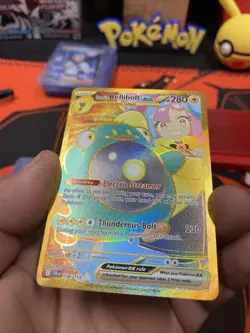 Pokemon TCG Iono's Bellibolt ex 188/159 Journey Together Hyper Rare Card - NM - Image 5