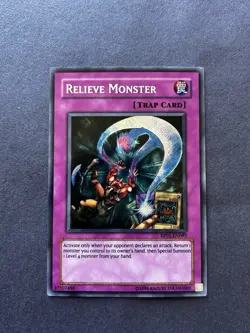 Yugioh Konami Relieve Monster RP01-EN093 Rare Foil Trap Reprint English - Image 2