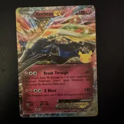 Pokemon Xerneas EX 25th Anniversary Card 97/146 Celebrations Series - Image 1