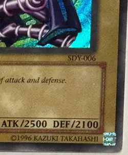 Yu-Gi-Oh DARK MAGICIAN Ultra Rare Holo Card SDY-006 - Image 4