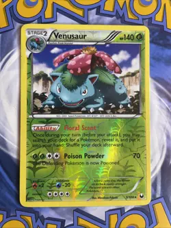 Venusaur 3/108 Reverse Holo MP - Dark Explorers Rare Pokemon Card BW Black White - Image 1