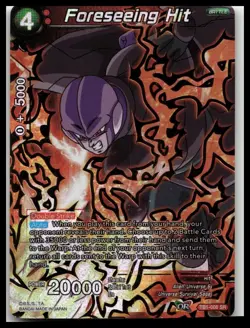 Foreseeing Hit TB1-008 SR Dragon Ball Super Card Game TCG - Image 1