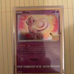 Pokemon TCG: Mew Celebrations 011/25 Rare Holo Hot Card!! 2020 - Image 1