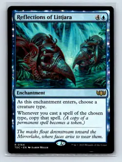 Reflections of Littjara Commander Tarkir Dragonstorm 164 Magic The Gathering MTG - Image 1