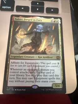 Nahiri, Forged in Fury March of the Machine: The Aftermath Regular Mtg - Image 1