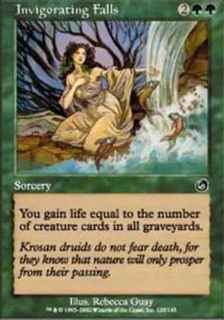 Invigorating Falls - Foil NM, English MTG Torment - Image 1