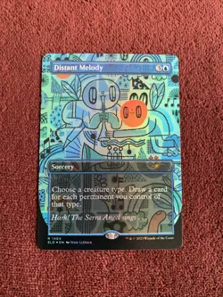 Distant Melody (1464) (Rainbow Foil) Secret Lair Drop Foil - Image 1