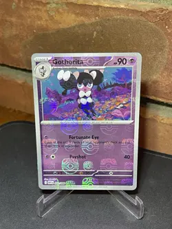 Gothorita (Master Ball Pattern) 042/086 Sv11w: White Flare Holo Pokemon Card - Image 1