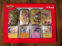 Pokemon TCG Scarlet & Violet 151 Mini Tin 4-Pack Sam’s Club New/Sealed - Image 1