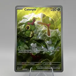 Pokemon TCG Caterpie 172/165 Sv: Scarlet & Violet 151 Illustration Rare Holo - Image 1