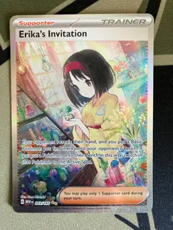 Pokemon TCG Erika's Invitation SIR & Nidoking IR - S&V 151 set - Near Mint+ - Image 1