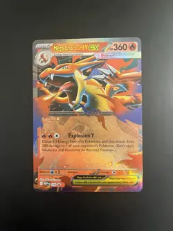 Pokemon Mega Charizard Y EX 030/MEP Full Art Holo English Pokemon TCG - Image 1