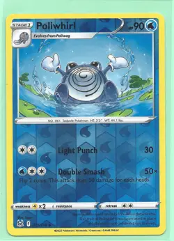 3 POKEMON POLITOED 32/196 POLIWHIRL 31 POLIWAG 30- LOST ORIGIN- REV HOLO NM/M - Image 3