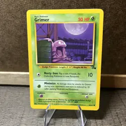 Pokemon TCG Grimer Fossil Set 48/62 Common Unlimited - Image 1