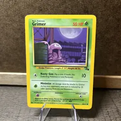 Pokemon TCG Grimer Fossil Set 48/62 Common Unlimited - Image 3