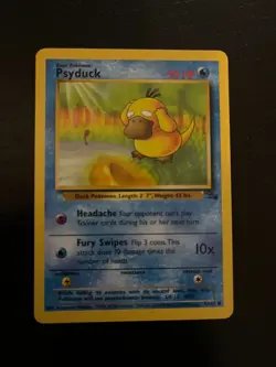 Pokemon TCG Psyduck 53/62 Fossil Unlimited 1999 NM - Image 1