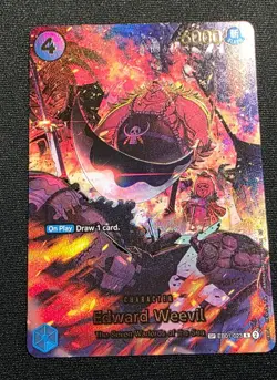 Edward Weevil EB01-023 SP One Piece The Azure Sea's Seven English MINT - Image 1