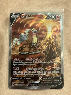 Entei V Crown Zenith Galarian Gallery Holo Ultra Rare Pokemon TCG GG36/GG70 NM - Image 1