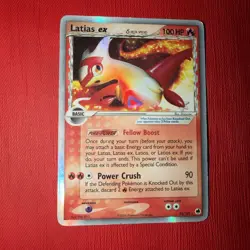 Pokemon TCG Latias ex 95/101 EX Dragon Frontiers Delta Species Holo Rare LP-MP - Image 1