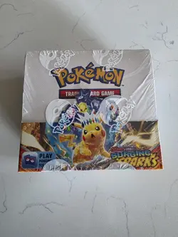Pokemon TCG Scarlet & Violet Surging Sparks Booster Box Pikachu Latias English - Image 1