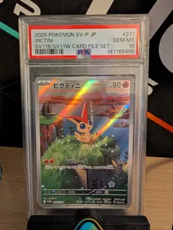 PSA 10 Victini PROMO 271/SV-P sv11B sv11W Card File Set Pokemon Card Japanese - Image 1
