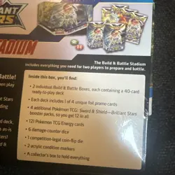 Pokemon TCG Sword & Shield Brilliant Stars Build & Battle Stadium 820650850134 - Image 3