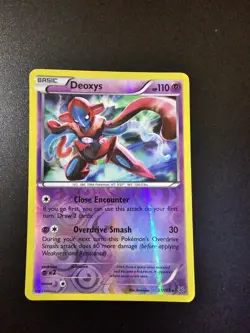 Deoxys 33/108 Reverse Holo Rare XY Roaring Skies Pokemon Card - Image 1