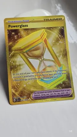 Pokemon TCG Powerglass 097/064 Gold Hyper Rare Shrouded Fable NM/M - Image 3