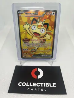Meowth ex 107/088 Full Art POKEMON TCG Mega Evolution - Perfect Order - Image 1