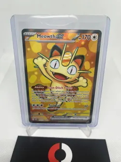 Meowth ex 107/088 Full Art POKEMON TCG Mega Evolution - Perfect Order - Image 2