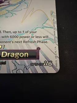 OP15-077 Lightning Dragon Alt Art One Piece Card Game TCG - Image 2