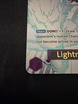 OP15-077 Lightning Dragon Alt Art One Piece Card Game TCG - Image 3