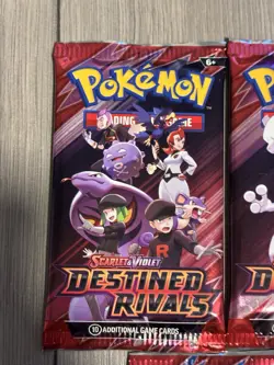 Pokemon TCG Destined Rivals Booster Pack x 3 - New & Sealed - Image 3