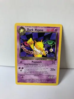 Dark Hypno 26/82 Team Rocket NH Rare Pokemon Card WOTC 2000 LP - Image 1