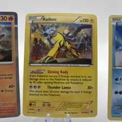 Pokemon TCG Raikou 55/162 Entei 30/197 & Suicune 30/122 Holo Rare - Image 3