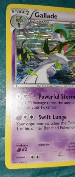 Pokemon TCG Gallade Holo Rare 61/135 Plasma Storm - Image 3