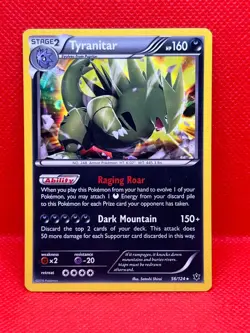 Pokemon Tcg Tyranitar 56/124 Holo Rare XY - Fates Collide - Image 1