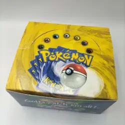 Pokemon Base Set Empty Booster Box Vintage WOTC Expert Level - Image 2