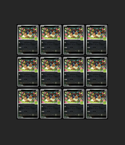 12x EEVEE [REVERSE] - 196/SV-P - SV PROMO LET'S START A POKEMON BUNDLE (12) - NM - Image 1