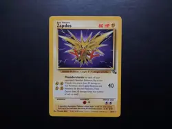 Pokemon - Zapdos 30/62 Rare Fossil - Image 1