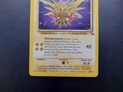 Pokemon - Zapdos 30/62 Rare Fossil - Image 3