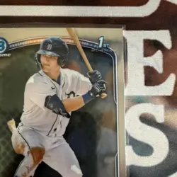 2025 Bowman Chrome Kevin McGonigle 1st Bowman Prospects Rookie BCP-79 Tigers - Image 2