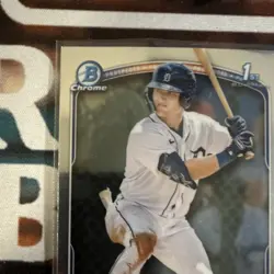2025 Bowman Chrome Kevin McGonigle 1st Bowman Prospects Rookie BCP-79 Tigers - Image 3