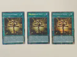 Yugioh Millennium Ankh x 3 - 1st Edition Starlight Rare NM - Free Holo - Image 1