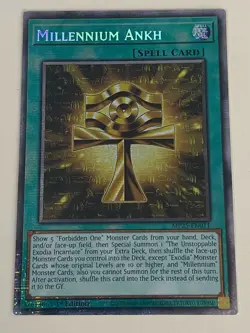 Yugioh Millennium Ankh x 3 - 1st Edition Starlight Rare NM - Free Holo - Image 2